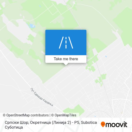 Српски Шор, Окретница (Линија 2) - Р5 map