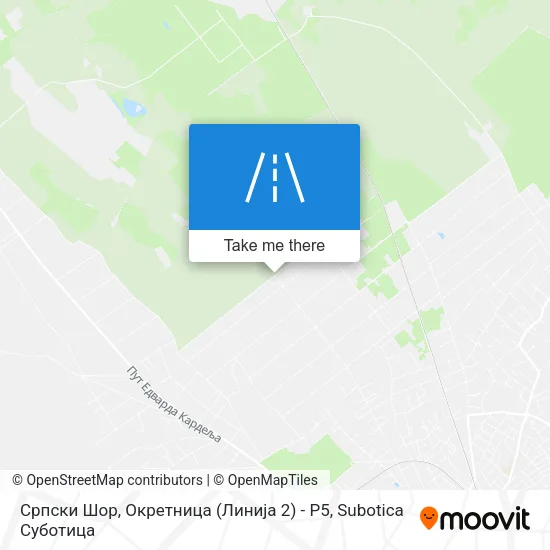Српски Шор, Окретница (Линија 2) - Р5 map
