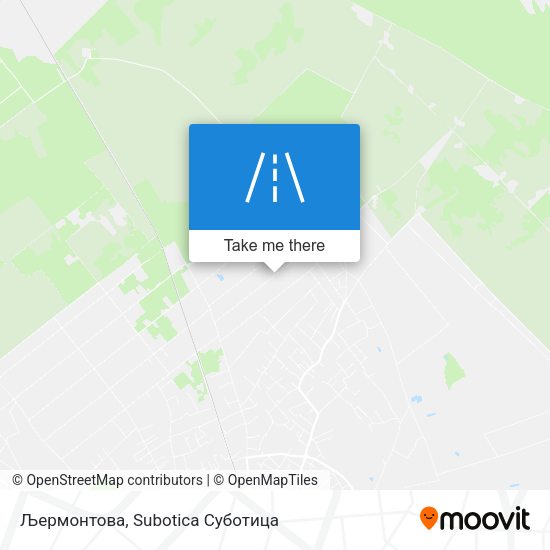Љермонтова map
