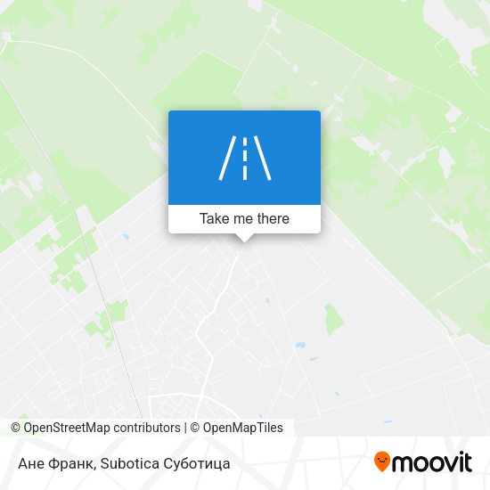 Ане Франк map