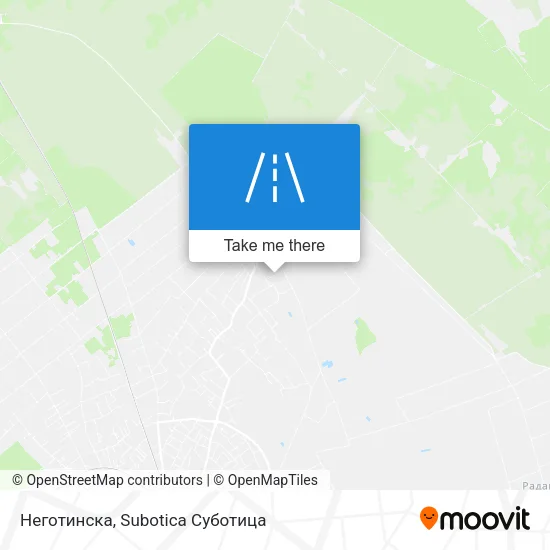 Неготинска map