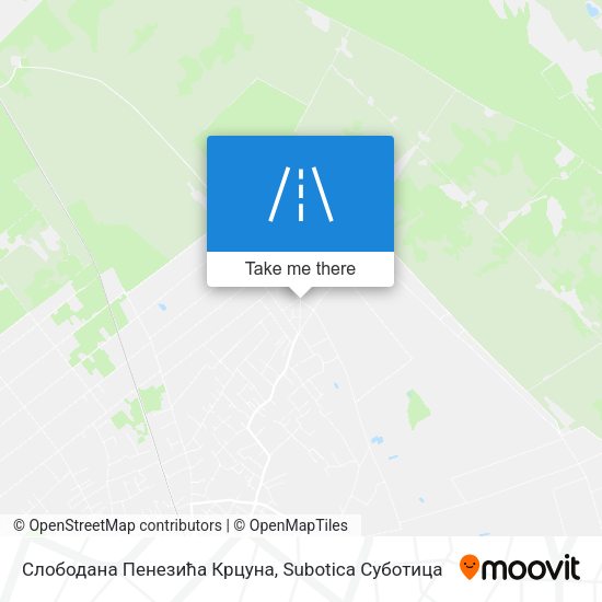 Слободана Пенезића Крцуна map