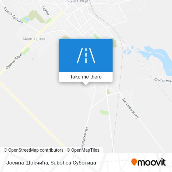 Јосипа Шокчића map
