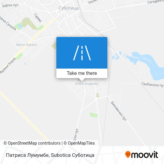 Патриса Лумумбе map
