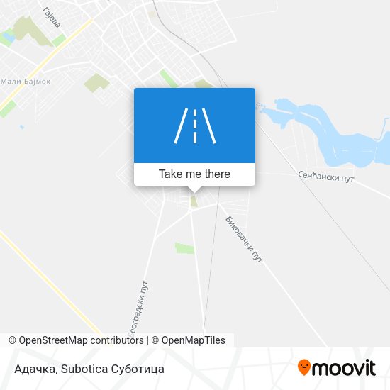 Адачка map