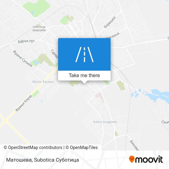 Матошева map