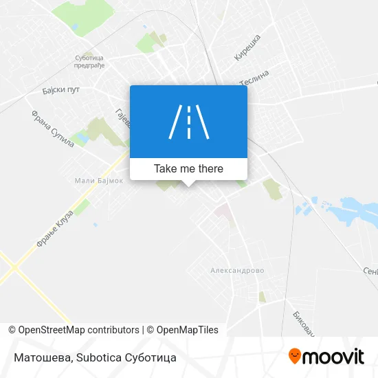 Матошева map