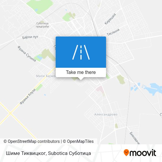Шиме Тиквицког map