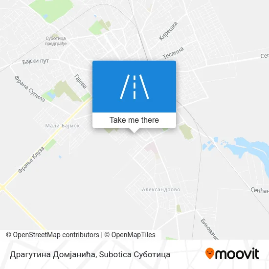 Драгутина Домјанића map