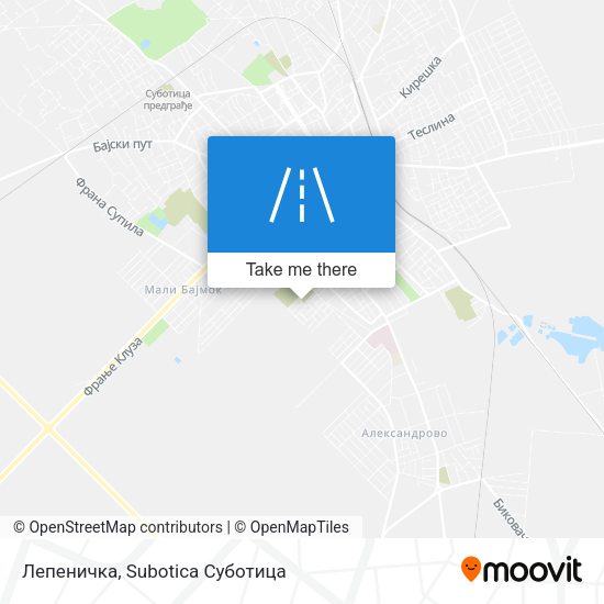 Лепеничка map
