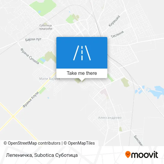 Лепеничка map