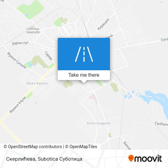 Скерлићева map