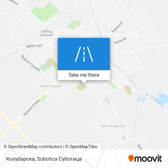 Колубарска map