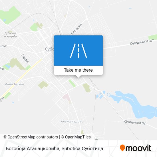 Богобоја Атанацковића map