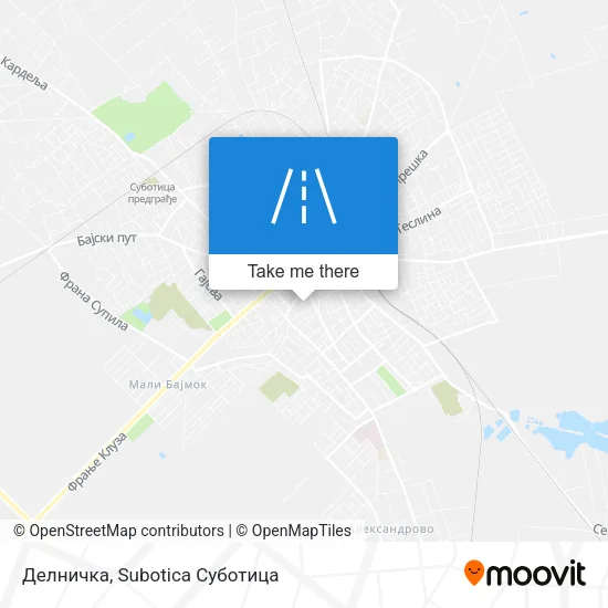Делничка map