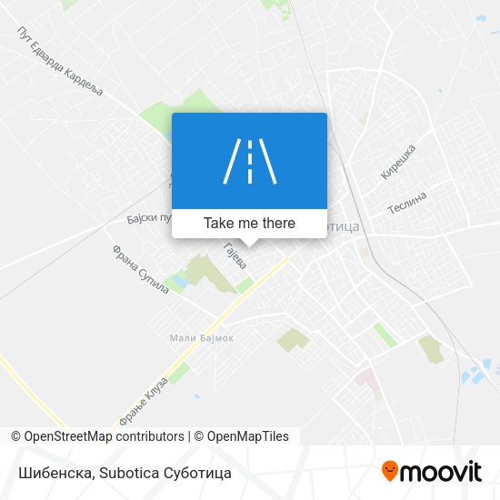 Шибенска map