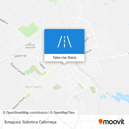 Бледска map