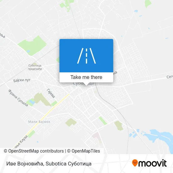 Иве Војновића map
