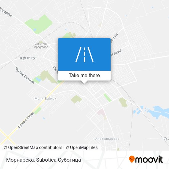 Морнарска map