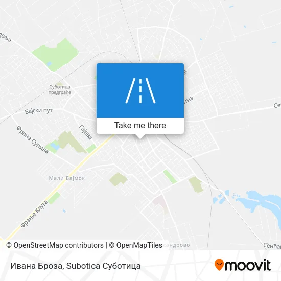 Ивана Броза map