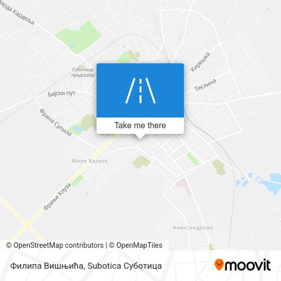 Филипа Вишњића map