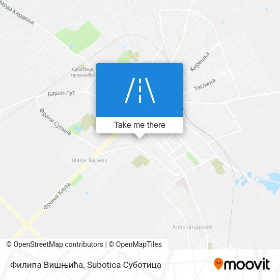 Филипа Вишњића map