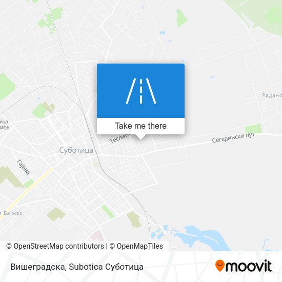 Вишеградска map