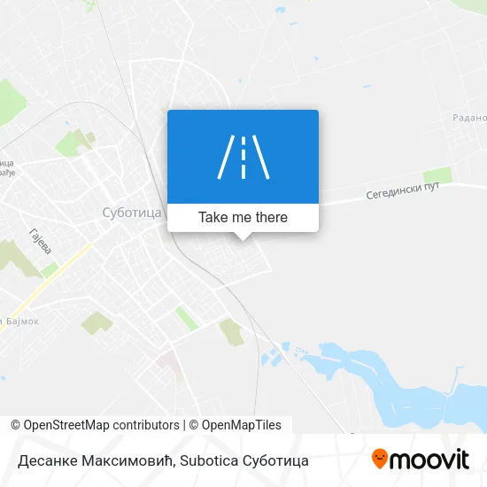 Десанке Максимовић map