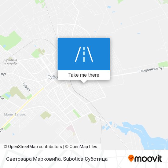 Светозара Марковића map