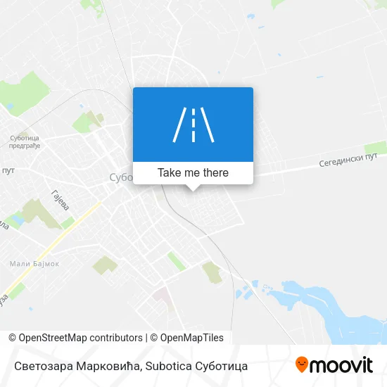 Светозара Марковића map