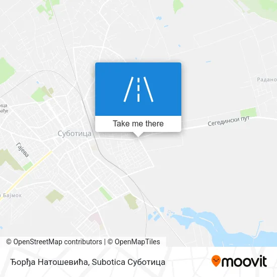 Ђорђа Натошевића map