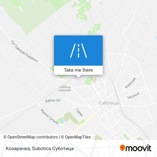 Козарачка map