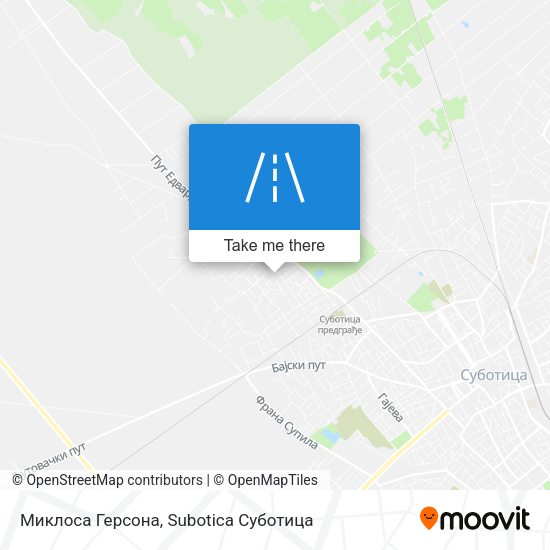 Миклоса Герсона map
