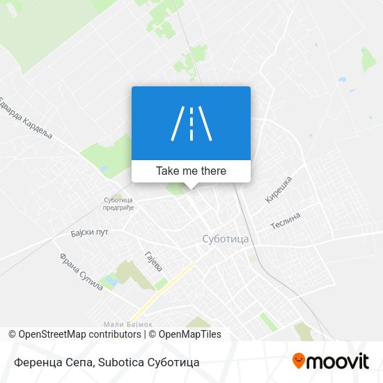 Ференца Сепа map