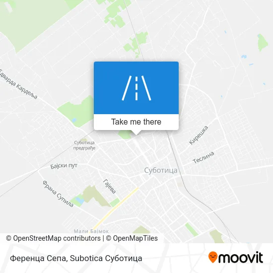 Ференца Сепа map