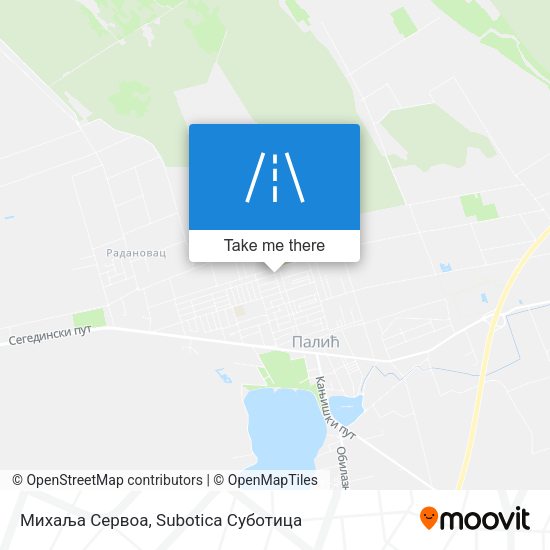 Михаља Сервоа map
