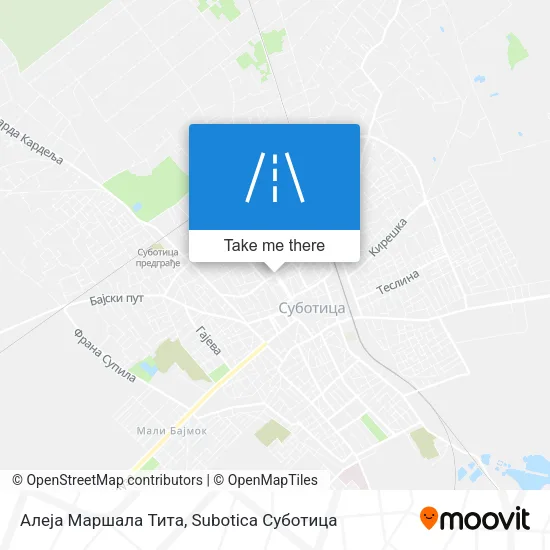 Алеја Маршала Тита map