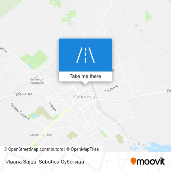 Ивана Зајца map