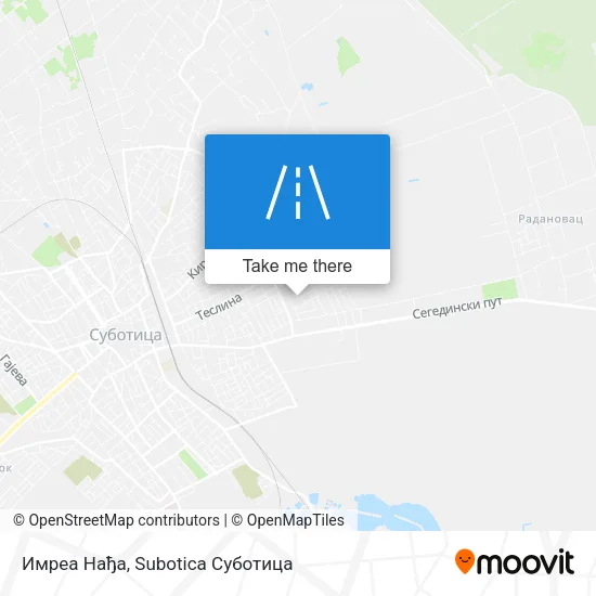 Имреа Нађа map