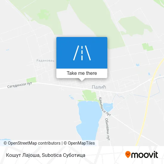 Кошут Лајоша map