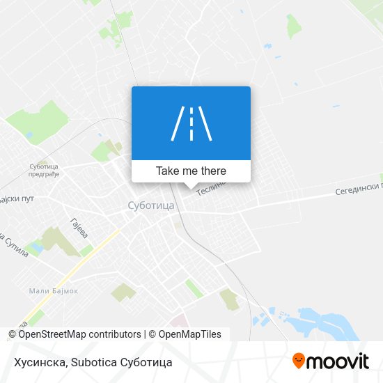 Хусинска map