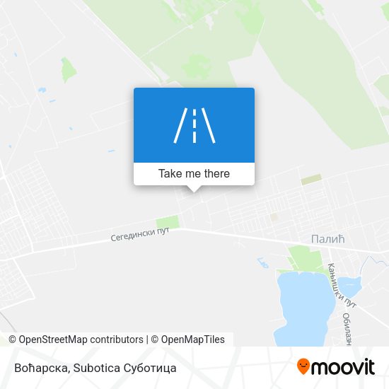 Воћарска map