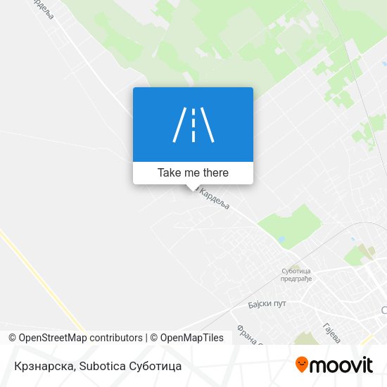 Крзнарска map