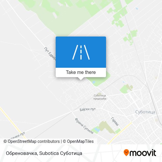 Обреновачка map