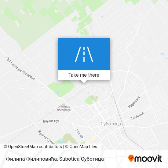 Филипа Филиповића map