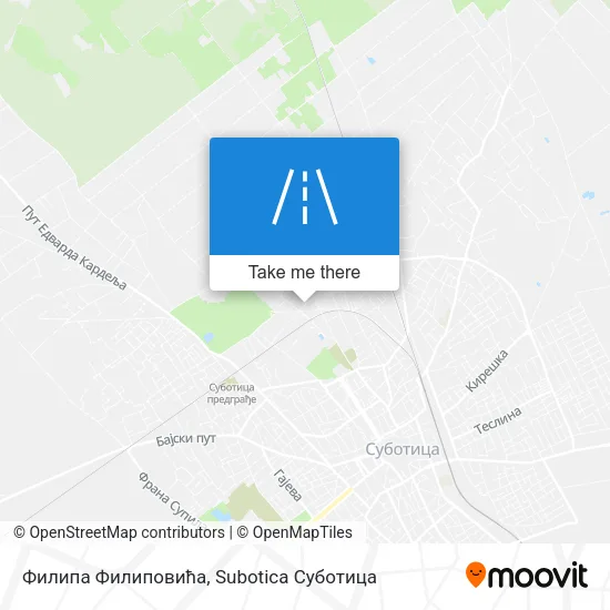 Филипа Филиповића map