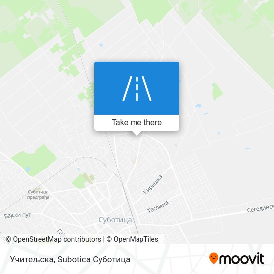 Учитељска map