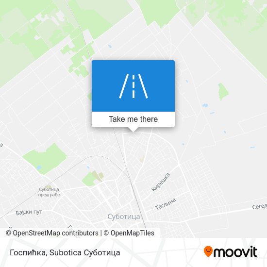 Госпићка map
