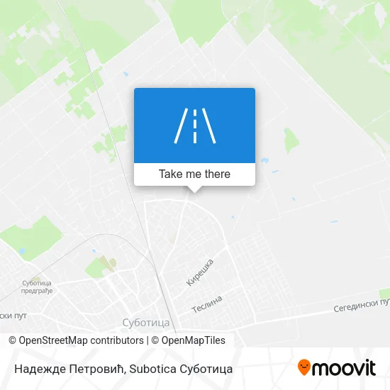 Надежде Петровић map