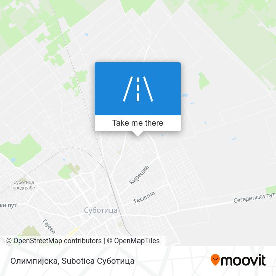Олимпијска map